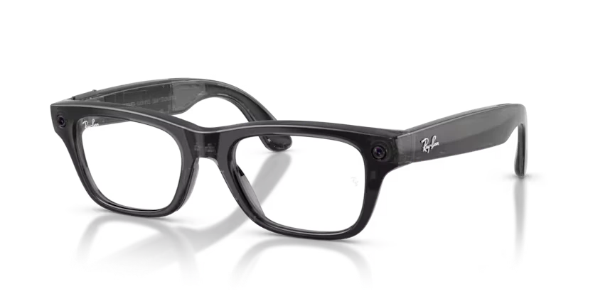 Ray-Ban Meta Blayzer Optics, transparent black frame, ready for prescription lenses