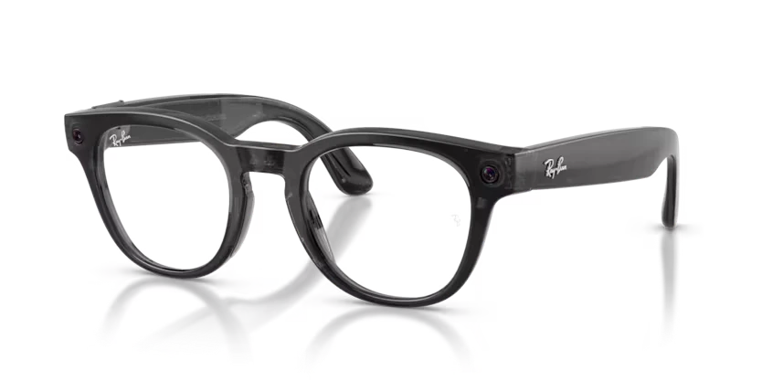 Ray-Ban Meta Scriber Optics, transparent black frame, ready for prescription lenses
